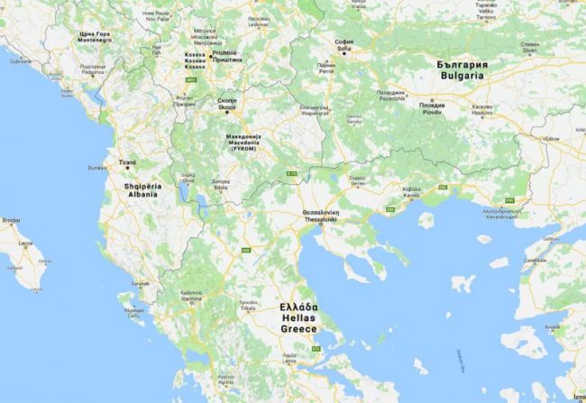 grčka karta Makedonija grcka karta – Poskok.info grčka karta