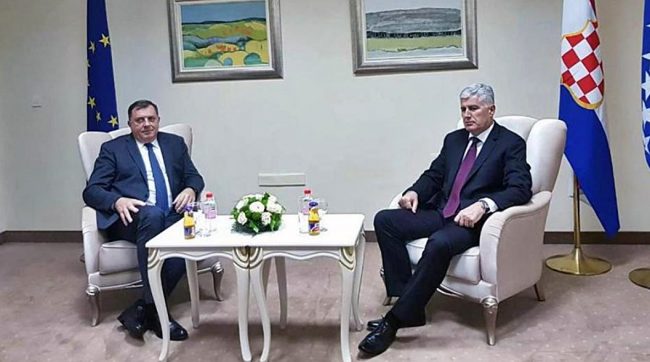 Hrvati i Srbi u BiH potvrdili koaliciju na svim nivoima i najavili plan B Dodik-i-covic