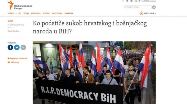 Kako Radio Slobodna Europa sustavno radi na proizvodnji sukoba između Hrvata i Bošnjaka Rse